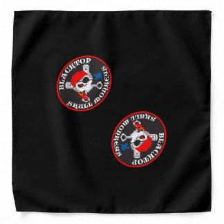 Blacktop Skull Monkey Large Logo on Bandana