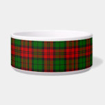 Blackwatch Campbell Tartan Red Green Plaid Bowl<br><div class="desc">Traditional English Scottish Plaid Clan Tartan red and green Color Variant Abercrombie Campbell Blackwatch Surface Pattern Design.</div>