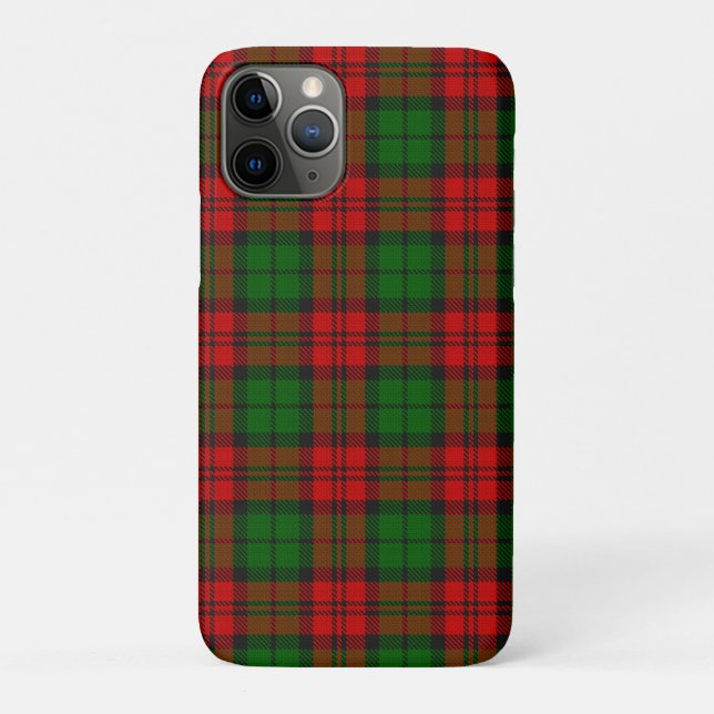 Blackwatch Campbell Tartan Red Green Plaid Case-Mate iPhone Case (Back)