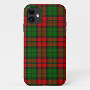 Blackwatch Campbell Tartan Red Green Plaid iPhone 11 Case