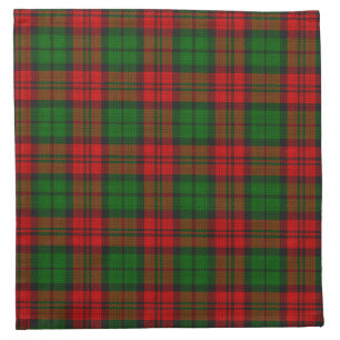 Blackwatch Campbell Tartan Red Green Plaid Cloth Napkin