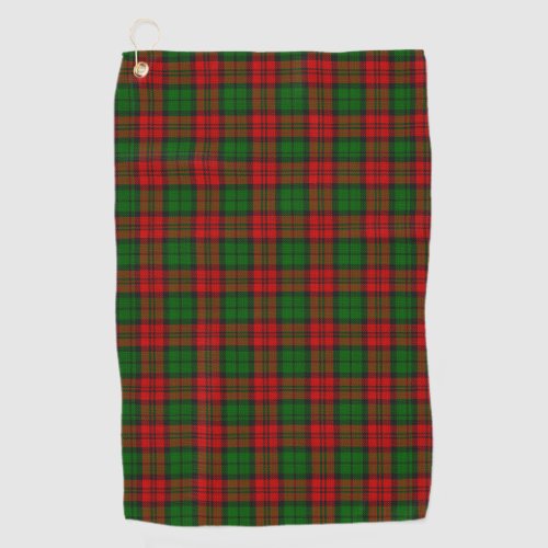 Blackwatch Campbell Tartan Red Green Plaid Golf Towel