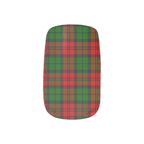 Blackwatch Campbell Tartan Red Green Plaid Minx Nail Art