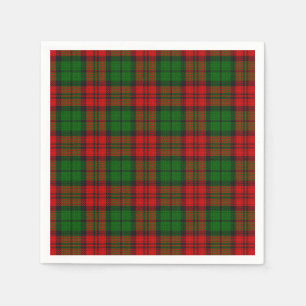 Blackwatch Campbell Tartan Red Green Plaid Napkins