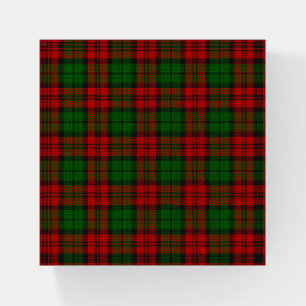 Blackwatch Campbell Tartan Red Green Plaid Paperweight