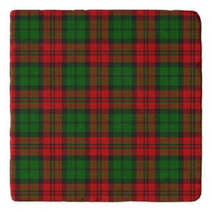 Blackwatch Campbell Tartan Red Green Plaid Trivet