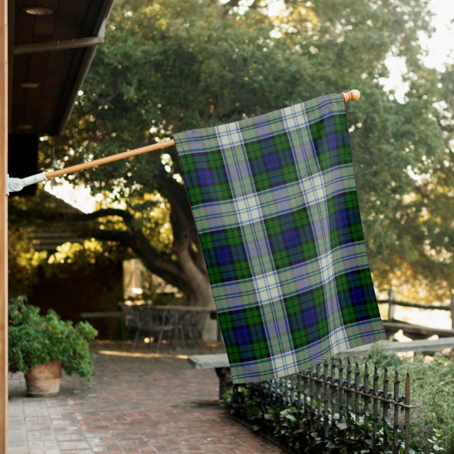 Blackwatch Dress Modern Clan Tartan House Flag (In SItu)