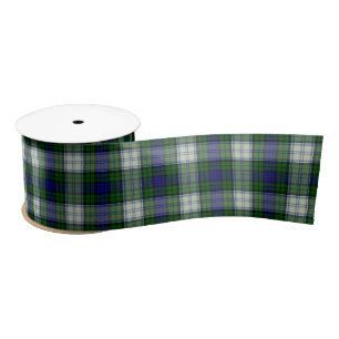 Blackwatch Dress Modern Tartan Plaid Pattern Satin Ribbon