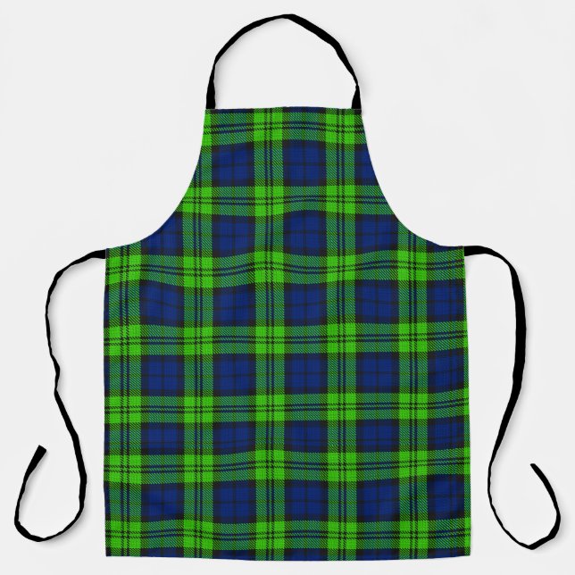 Blackwatch Plaid Tartan Apron (Front)