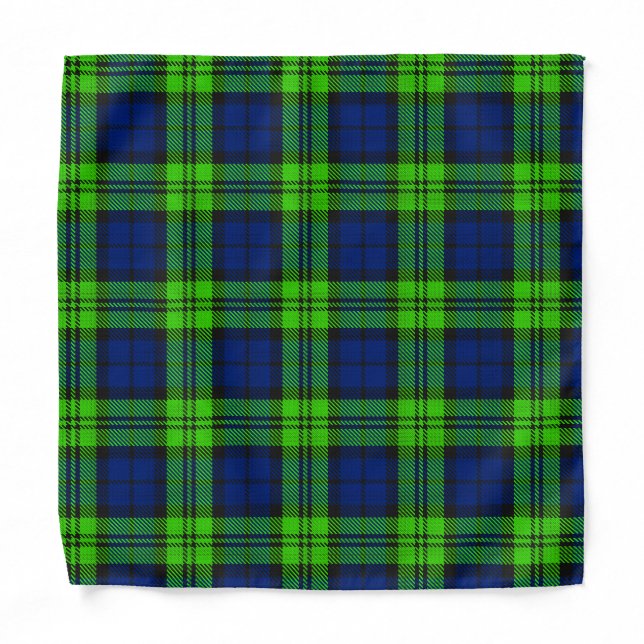 Blackwatch Plaid Tartan Bandana (Front)