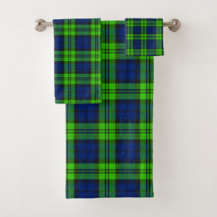 Blackwatch Plaid Tartan Bath Towel Set