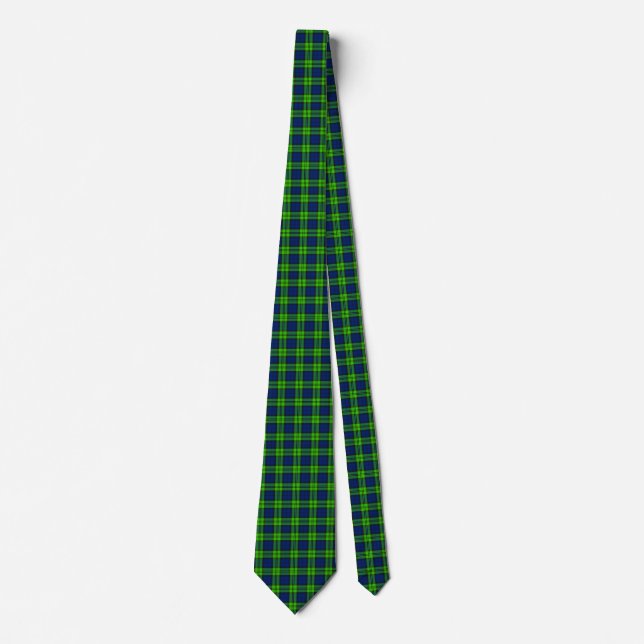 Blackwatch Plaid Tartan Neck Tie (Front)