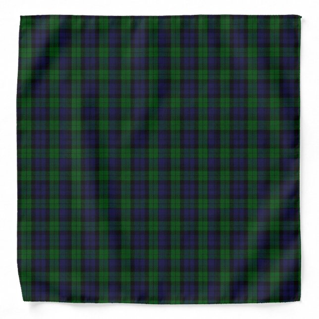 Blackwatch Tartan Bandana (Front)