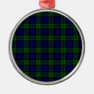 Blackwatch tartan Campbell clan Metal Ornament