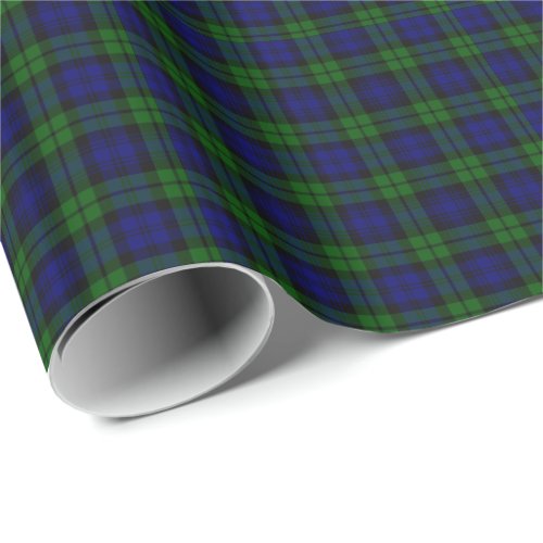 Blackwatch tartan Campbell clan Wrapping Paper