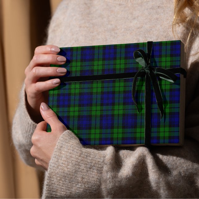 Blackwatch tartan Campbell clan Wrapping Paper (Blackwatch tartan Campbell clan Wrapping Paper)