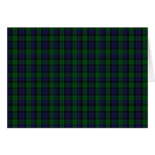 Blackwatch Tartan Cards