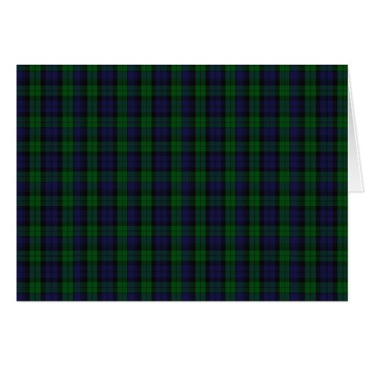 Blackwatch Tartan Cards (Front Horizontal)