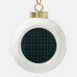 Blackwatch Tartan Ceramic Ball Christmas Ornament