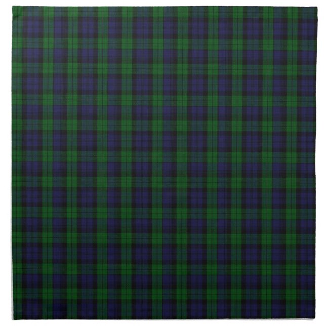 Blackwatch Tartan Cloth Napkin (Front)
