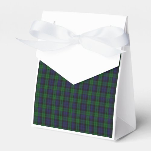 Blackwatch Tartan Favor Boxes