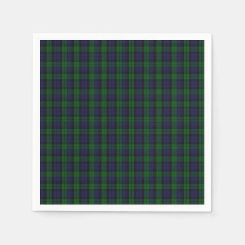 Blackwatch Tartan Paper Napkins