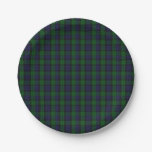 Blackwatch Tartan Paper Plates