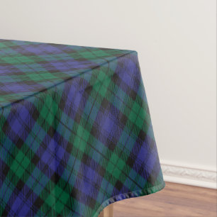 Blackwatch Tartan Royal Scottish Plaid Pattern Tablecloth