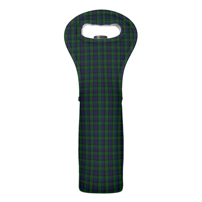 Blackwatch Tartan Wine Bag (Front)