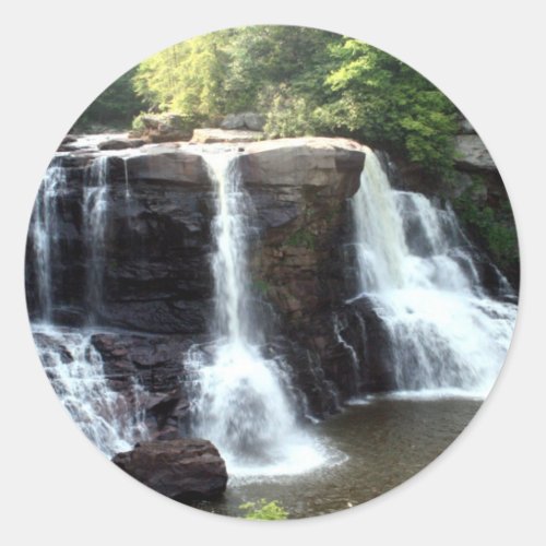 Blackwater Falls Classic Round Sticker