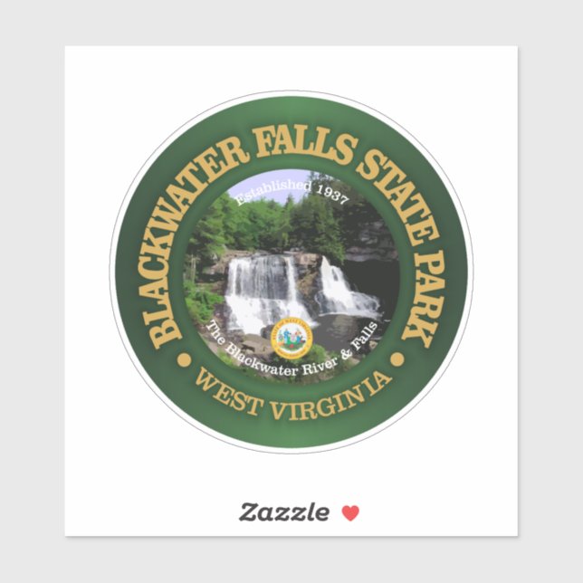 Blackwater Falls SP Sticker (Sheet)