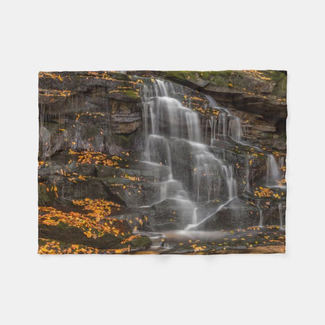 Blackwater Falls State Park Fleece Blanket (Front (Horizontal))