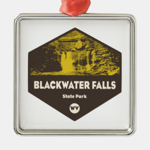 Blackwater Falls State Park West Virginia Metal Ornament