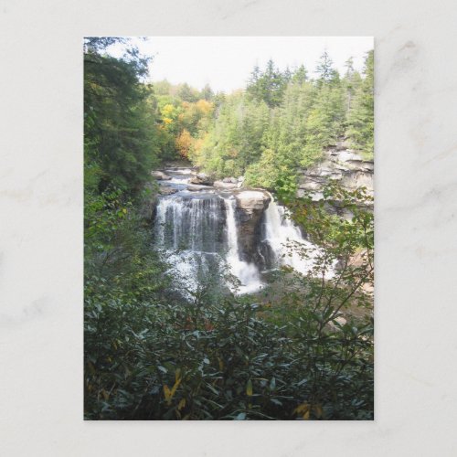 Blackwater Falls West Virginia Postcard