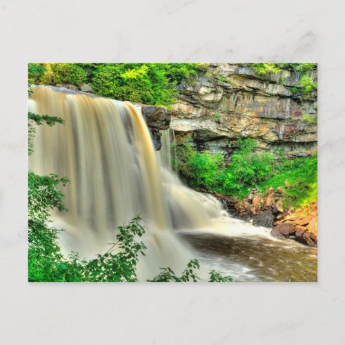 Blackwater Falls West Virginia Postcard