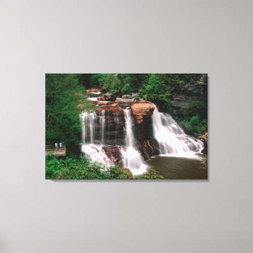 Blackwater Falls West Virginia scenic Canvas Print