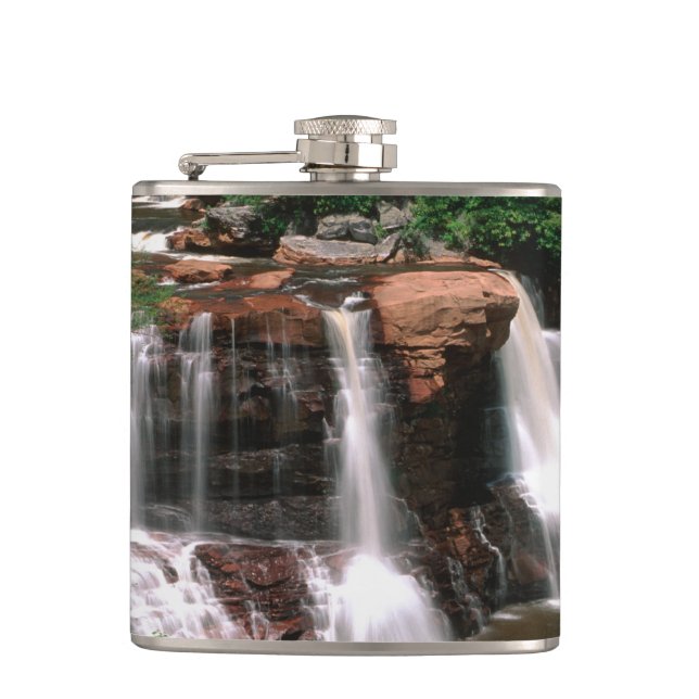 Blackwater Falls, West Virginia, scenic, Hip Flask (Front)
