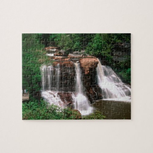 Blackwater Falls West Virginia scenic Jigsaw Puzzle