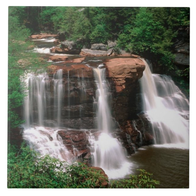 Blackwater Falls, West Virginia, scenic, Tile (Front)