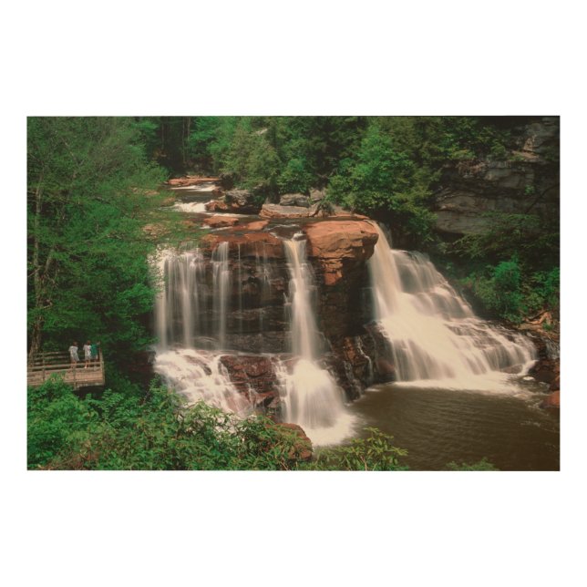 Blackwater Falls, West Virginia, scenic, Wood Wall Art (Front)