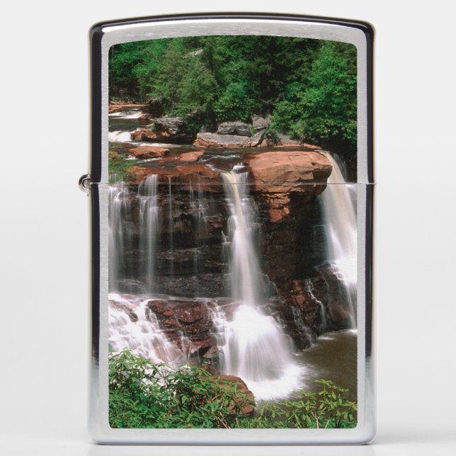 Blackwater Falls, West Virginia, scenic, Zippo Lighter (Front)