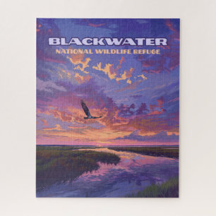 Blackwater National Wildlife Refuge Park Maryland Jigsaw Puzzle