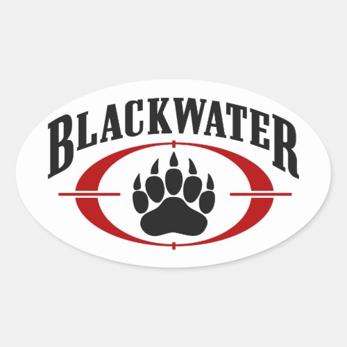Blackwater Oval Sticker