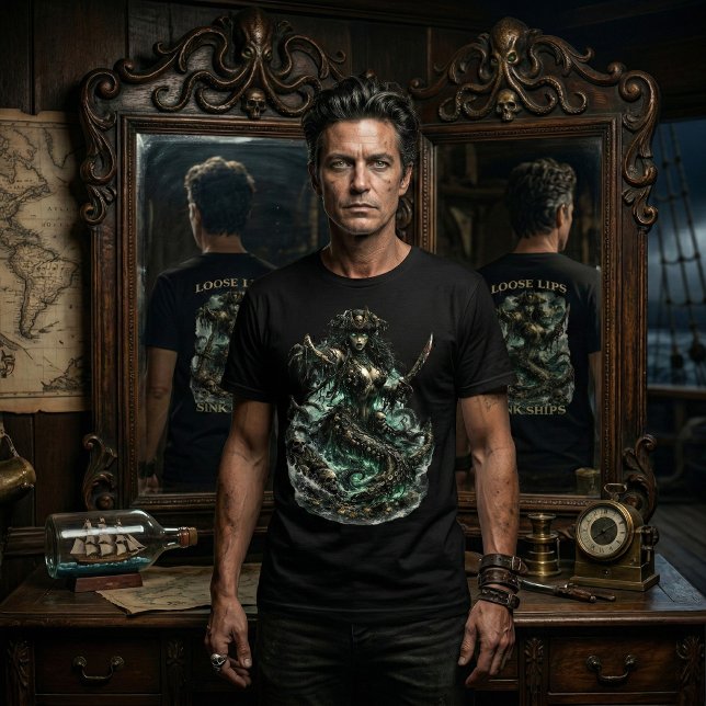 Blackwater Siren – Fortune Favors the Ruthless Tri-Blend Shirt (Creator Uploaded)