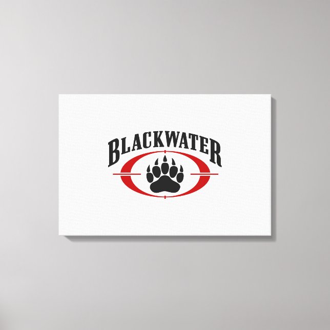 Blackwater USA Security Canvas Print (Front)