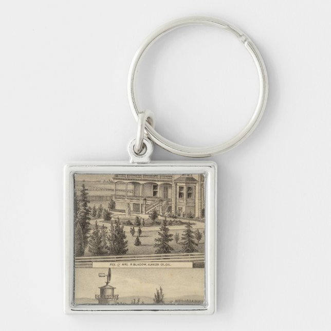 Blacow residence, farm keychain (Front)