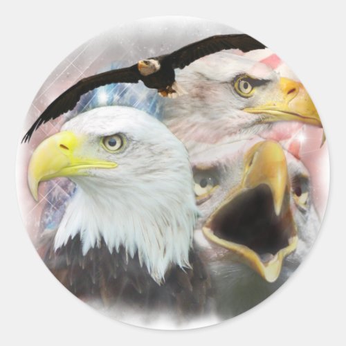 Blad Eagles Classic Round Sticker