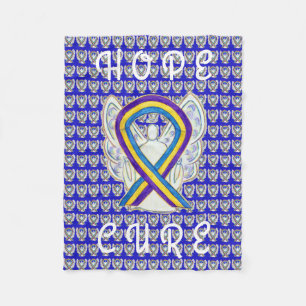 Bladde Cancer Awareness Ribbon Soft Chemo Blankets