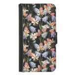 Bladder Campion Bells: Watercolor Floral Samsung Galaxy S5 Wallet Case