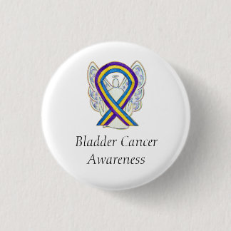 Bladder Cancer Angel Awareness Ribbon Pins